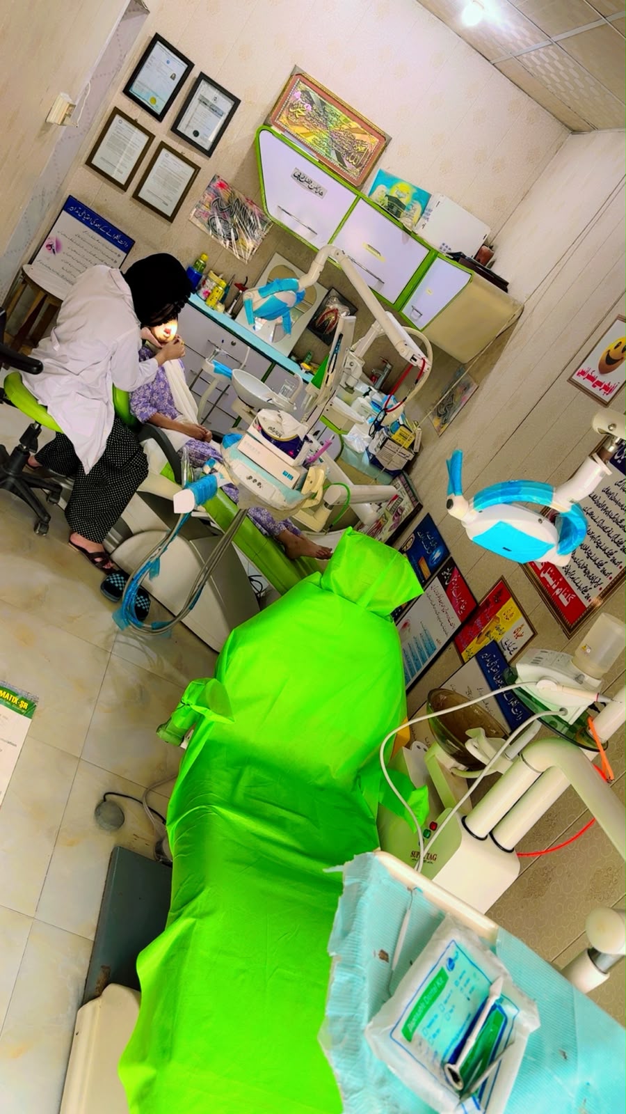 Comfortable check up at Gulfam Dental Clinic